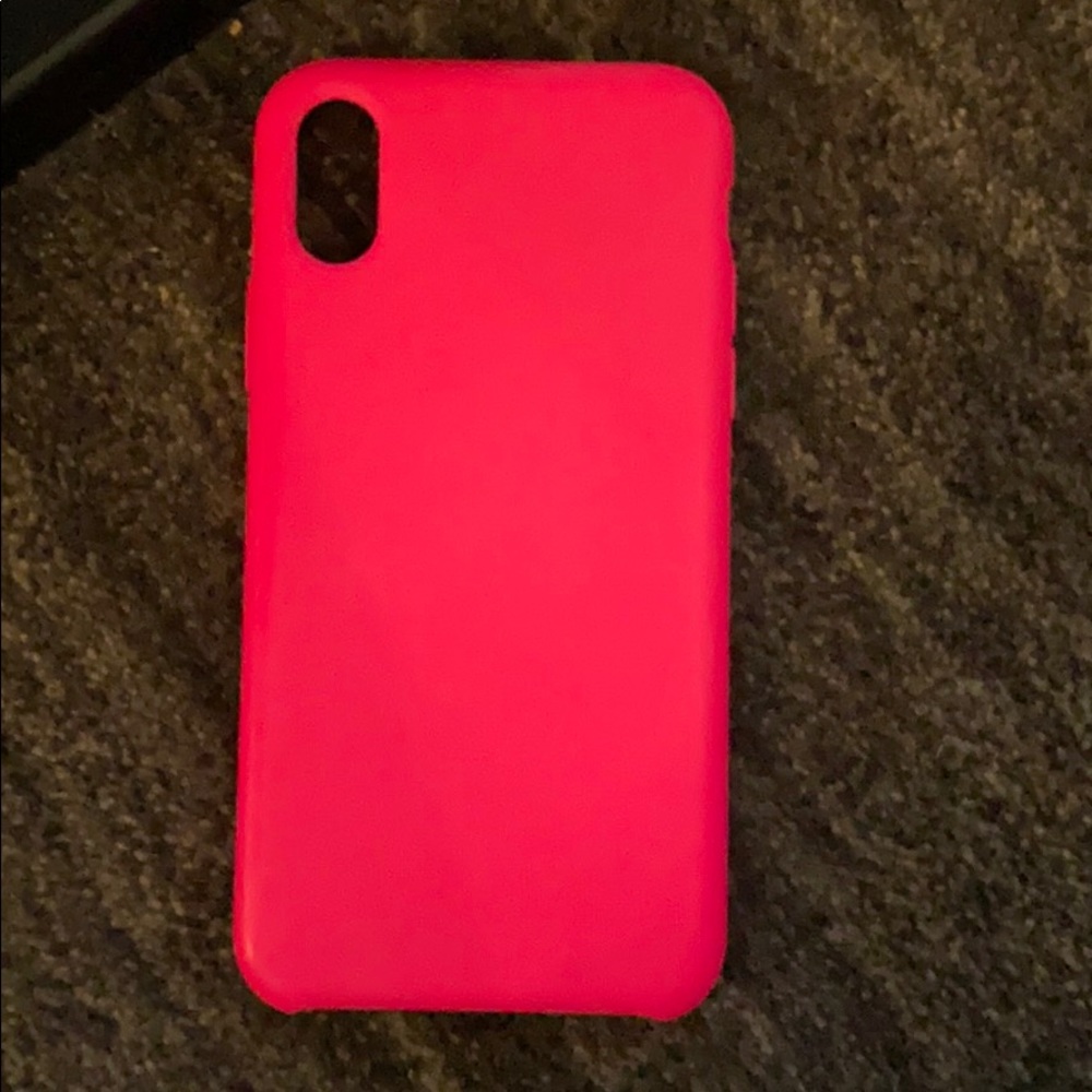 Hot Pink iPhone X/XS Silicone Case